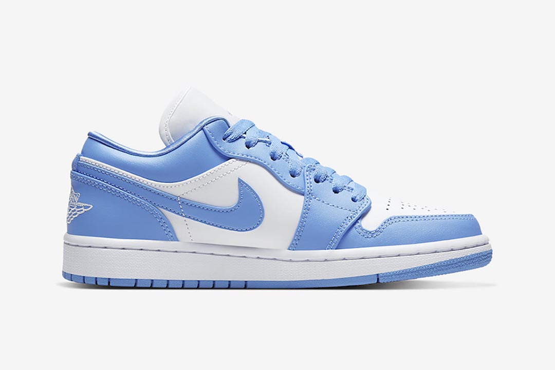 SneakerScouts's tweet photo. #ad The Women's Air Jordan 1 Low 'UNC' is now available via @FinishLine! |$90| #SneakerScouts @Jumpman23 https://t.co/efFJHgfKNx https://t.co/1KHmzPB2Jl