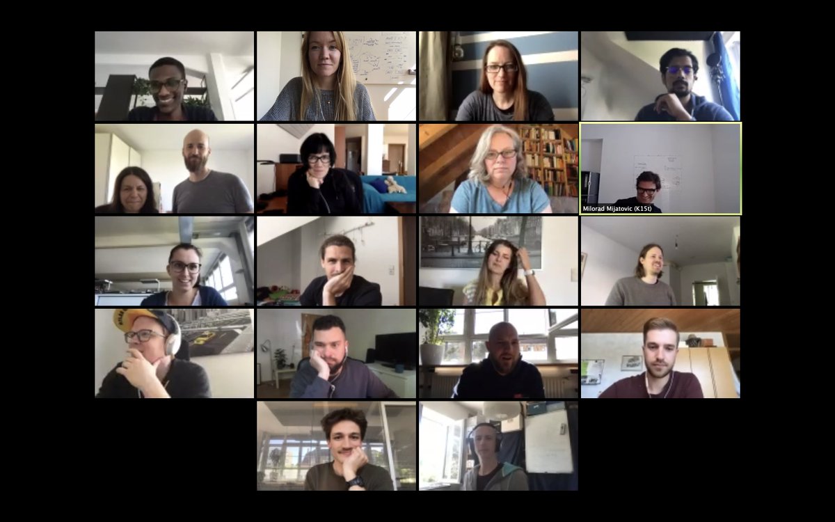 k15t_'s tweet photo. Kicking off our first-ever fully remote #Hacketse! For the next 24 hours, everyone on our team has the chance to work on a project that inspires them β¨ This remote #hackathon style is a bit unusual, but it won't stop us from crowning a champion tomorrow afternoon π https://t.co/wpuNPaFBVe