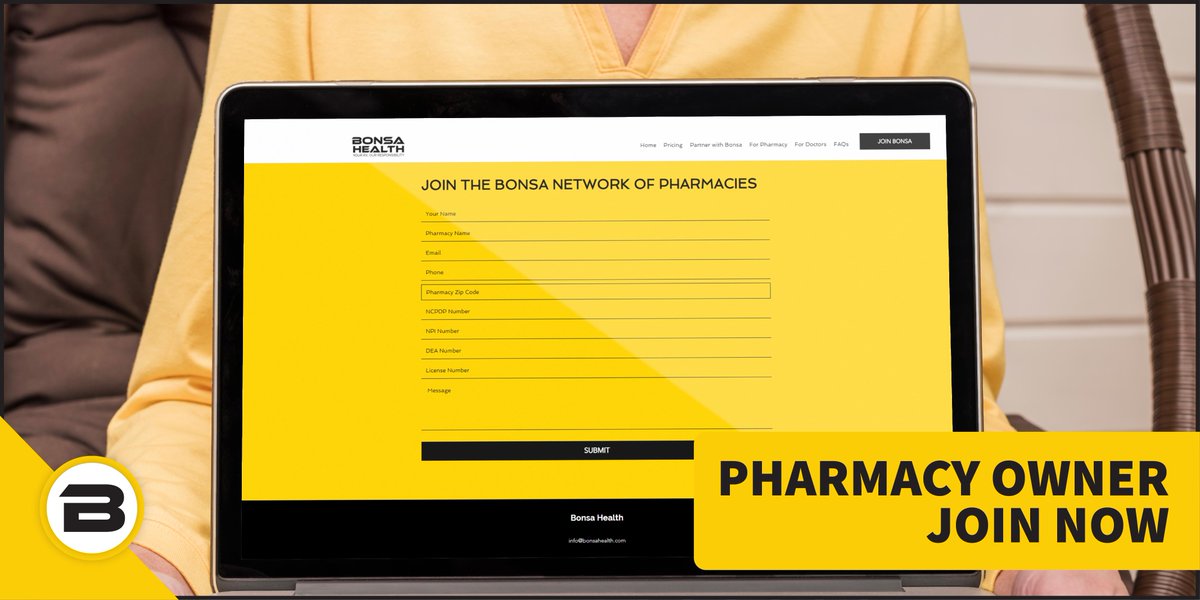 carie_rx's tweet photo. Are you a pharmacy owner? looking to help your community by serving more patients and lowering DIR fees.

Join Bonsa network Today:https://t.co/39EPFxXfHT

#gobonsa #joinnow #pharmacyowner #community #patient #freedelivery https://t.co/E9GRR8TxNY