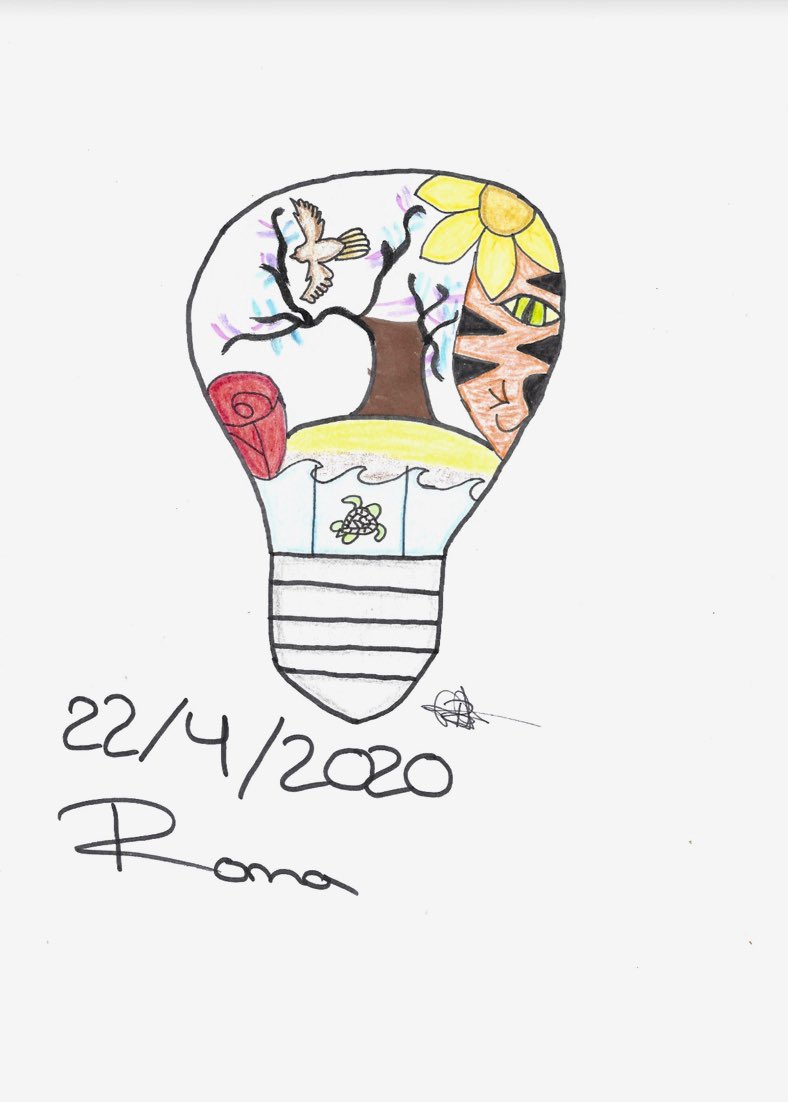 IesGustavo's tweet photo. 🌍Nuestros alumnos de 1ESO se suman a la celebración del Día de la Tierra para concienciarnos de la importancia de cuidarla. 🌎❣️#Algete #DiaDeLaTierra  #Educacion #Envinronment #CuidaDelPlaneta https://t.co/Cc2ZmZsVei