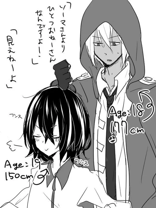 このソマミツ可愛いよね…☘️ちゃんアホっぽくて…(割といつもアホっぽい)
☘️ちゃんの方が実は年上なの、良いよね………☺️ 