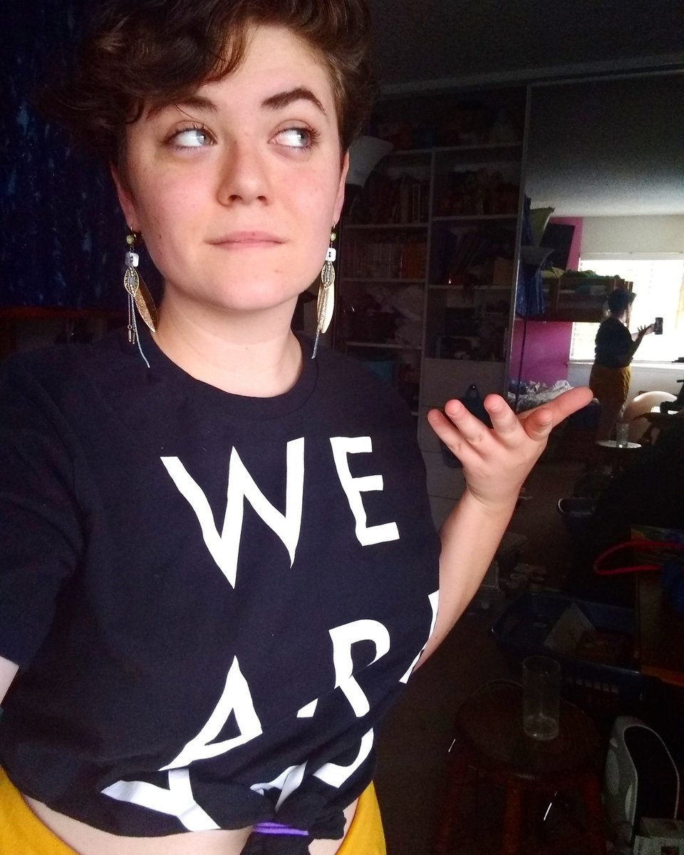 wow__then's tweet photo. good morning! my @SelfEvidentProj shirt came in and though they're running low you too can still donate and get one from https://t.co/fszEfz8wZ9 OR just plain donate in general! remember folks we're not alone here 🥰 https://t.co/Kwch7OXJ0E
