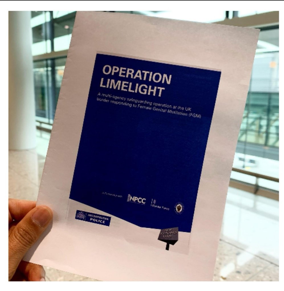Sharan_Project's tweet photo. One of many #OperationLimelight shifts we supported to raise awareness of #FGM and #FM at airports. Safeguarding is everyone’s responsibility @metpoliceuk @FGMCentre #TBT #BorderForce #TeamSharan https://t.co/10gRn0FxG4