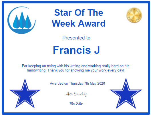 Galfrid_Edu's tweet photo. Congratulations to our stars of the week in @GalfridEYFS! https://t.co/9pI7xmojNp
