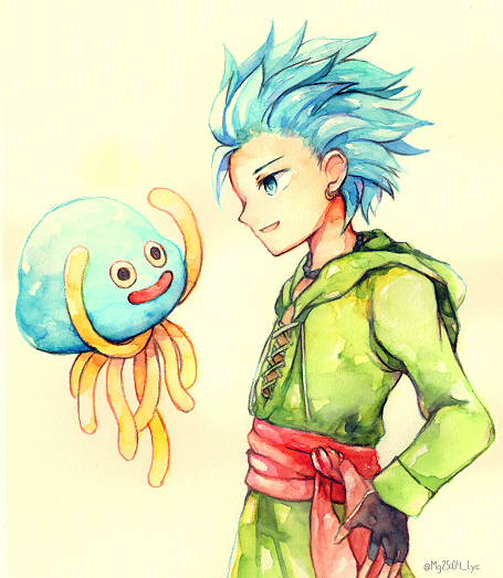 Lycka お題箱で ドラクエ11のキャラが見たいと言っていただけたので ベロニカちゃんと カミュさん とホミリン