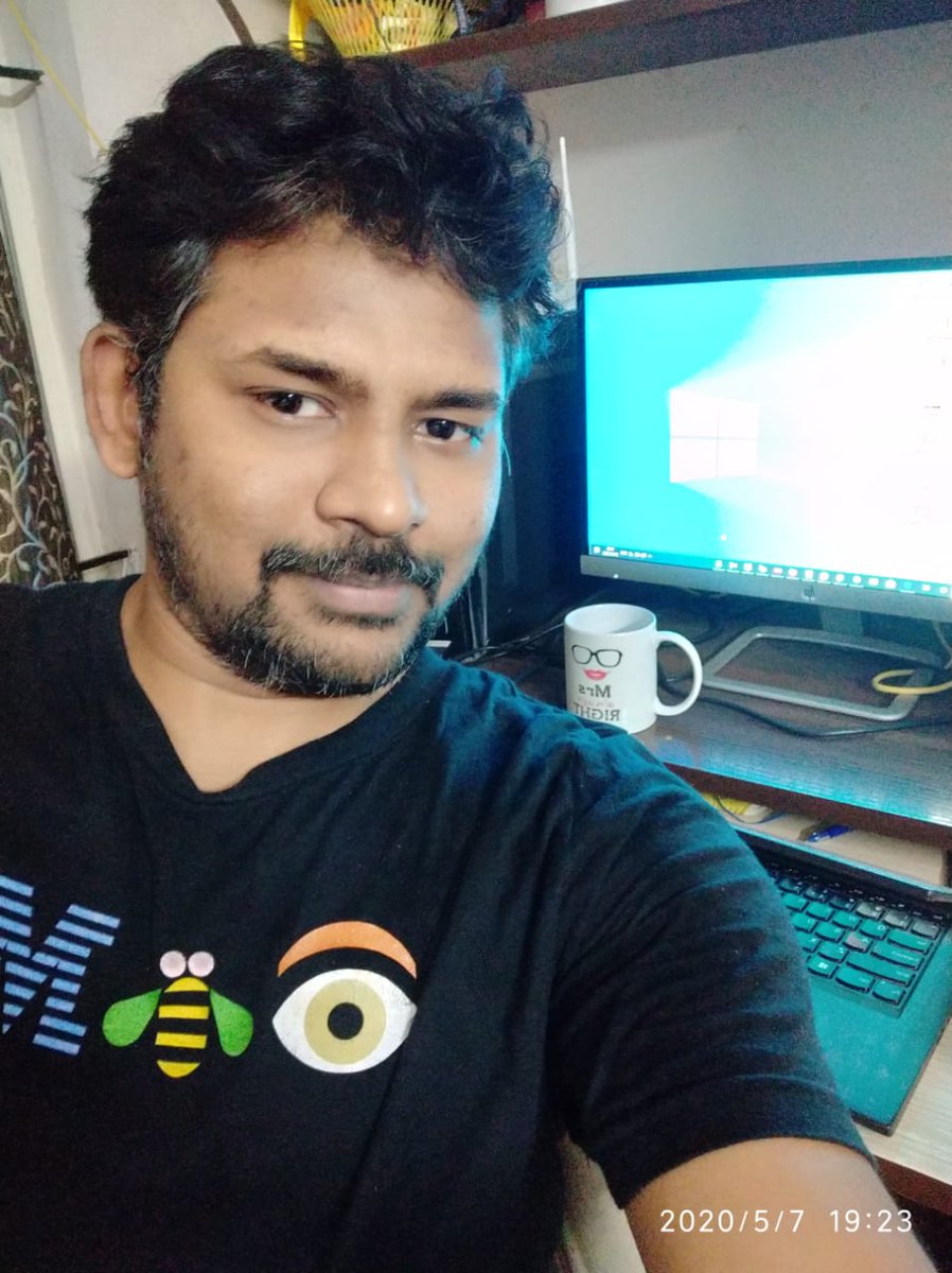 Mouli_Balendu's tweet photo. #RSCFusion #WorkingFromHome https://t.co/kP9Peo8j3b