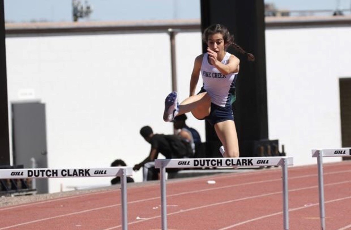PineCreekHS's tweet photo. Nadine Almasri will be running for UCCS next year. #pcnextlevel https://t.co/uKHN5h11rM
