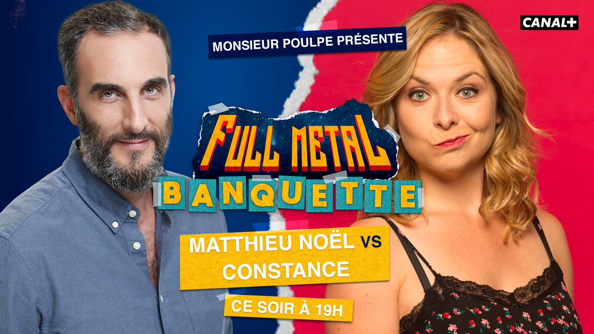 canalplus's tweet photo. Matthieu Noël et @ConstancePro s'affrontent dans #FullMetalBanquette, ce soir à 19h. Ça va chauffer ! 💪 https://t.co/po90Zpmvjv