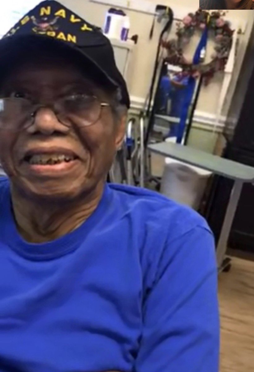 stephengpeters's tweet photo. Good morning dad! We will be able to see you soon... you are an amazing human being who has seen a lot in your 95 years and are still able to SMILE everyday. #LessonsFromMyDad https://t.co/uZMsdGophG