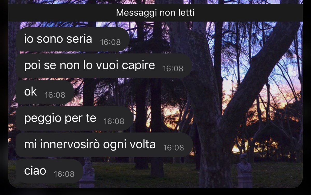 THE4TWOODS's tweet photo. quindi inizia a far pace con sto fatto https://t.co/H8pGSfDVxH