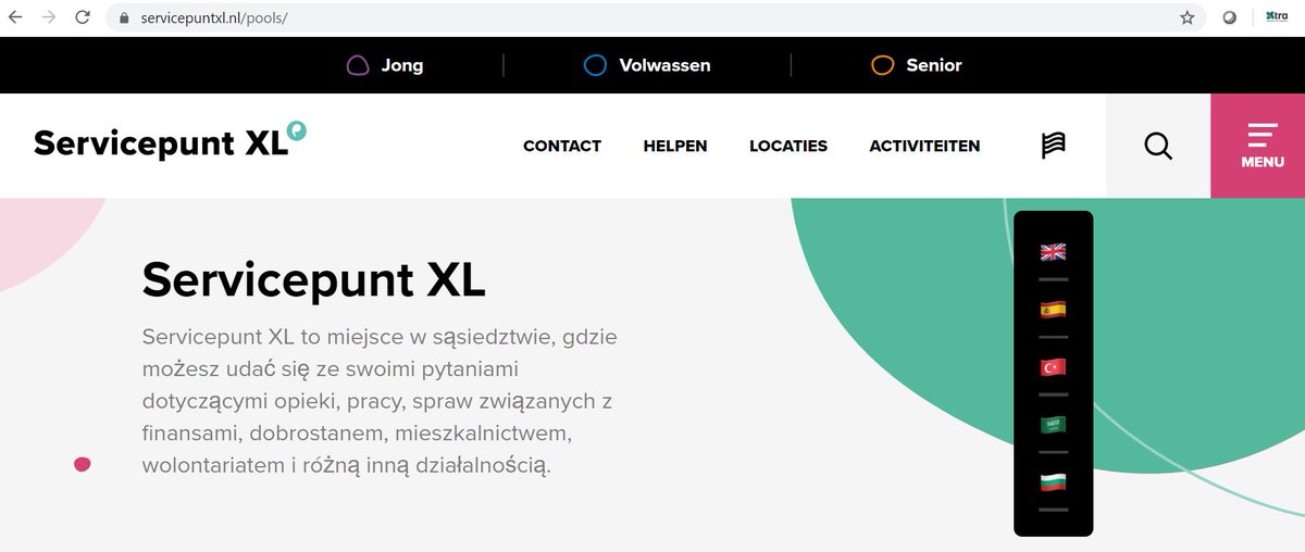 Juist ook nu is het belangrijk om onze anderstalige cliënten te kunnen helpen. De website servicepuntxl.nl beschikt over een vertaalfunctie. Op landingspagina's in eigen taal wordt uitgelegd hoe de voorlees/vertaalfunctie werkt (video)#xtrawelzijn #onlinehulp #anderstalig