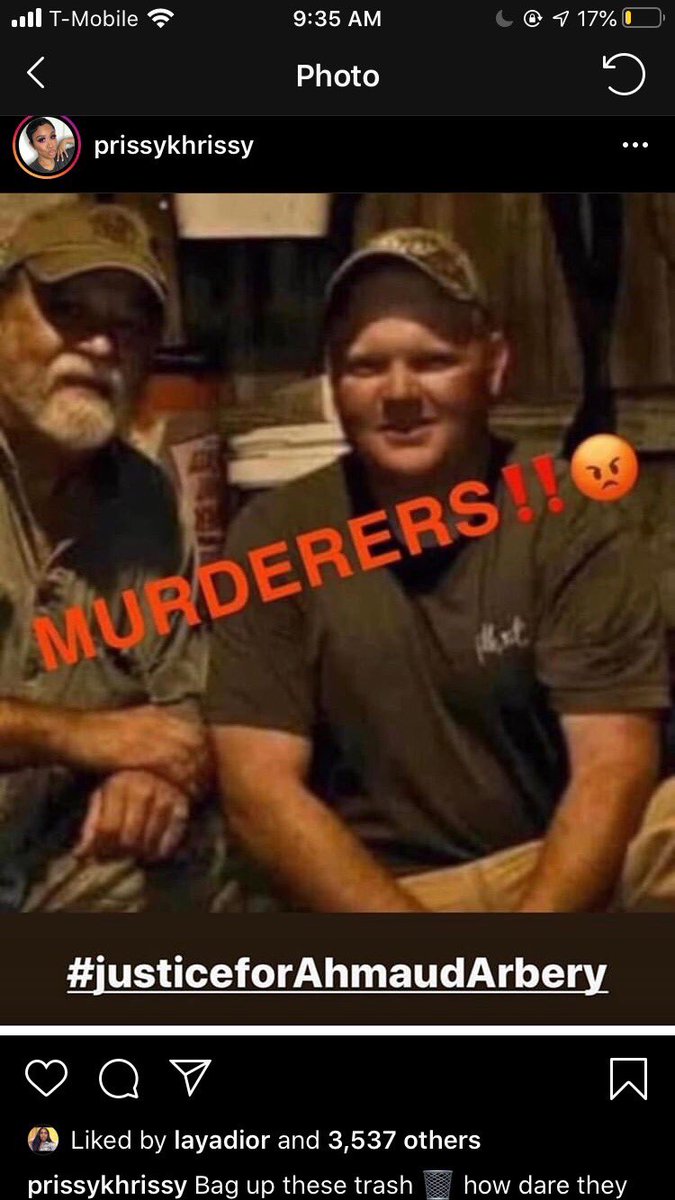 wuaneomy's tweet photo. #JusticeForAhmaudArbery  WILL THERE BE JUSTICE AFTER WATCHING THE VIDEO???????????We are sick and tired of this abuse. When will it end? Ahmad is dead for jogging and these 2 animals get to sit at home for killing Ahmad.    
🤬🤬🤬🤬🤬🤬🤬🤬🤬🤬🤬🤬 https://t.co/PhqFJu2KUl