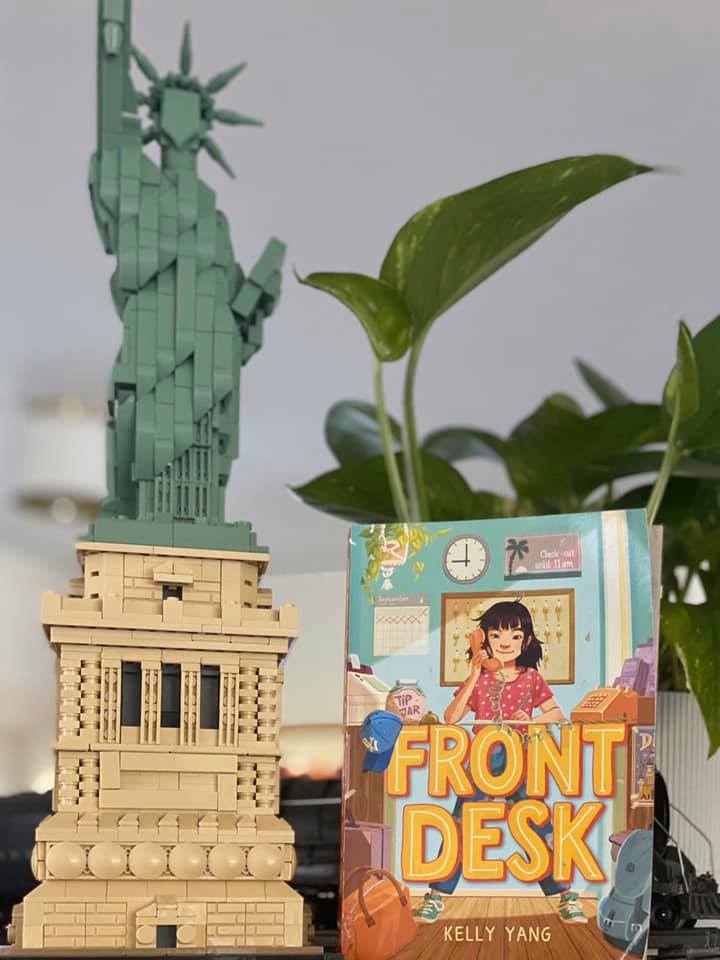 NationalBookCl1's tweet photo. Today's the day!  Looking forward to discussing Front Desk! @kellyyanghk @Scholastic #nationalbookclubforkids https://t.co/1Xhxs2Z43O