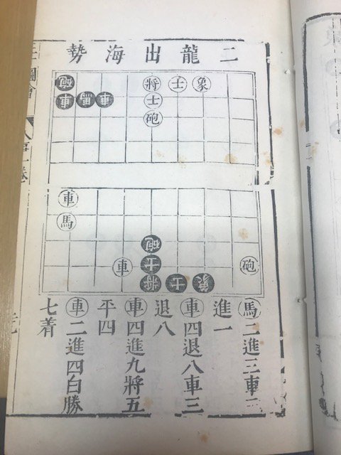 Are you playing more with #boardgames in these days? Xiangqi (or #Chinese chess) diagrams in a copy of the encyclopedia Sancai Tuhui (18th c.), British Library 15024.a.1. #BLisOpen