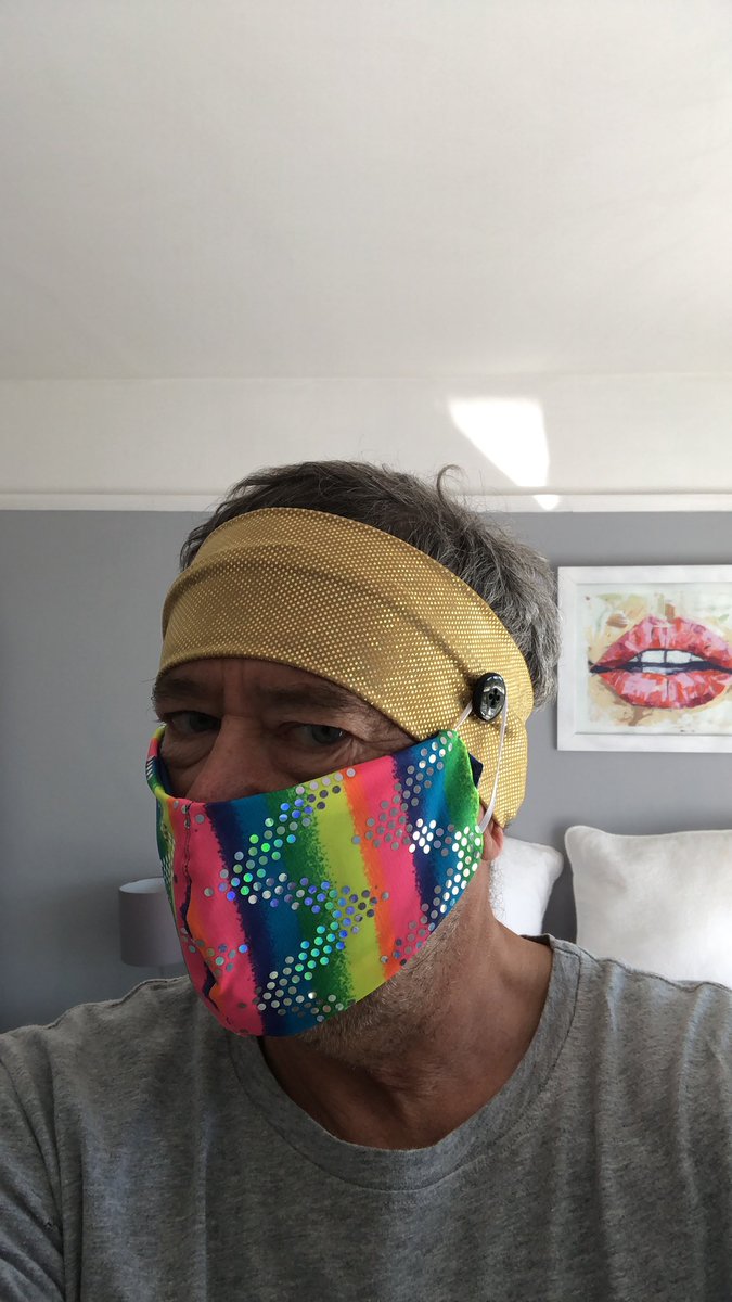 Thanks <a href="/PeaStreet/">Pea Street</a> cheer up masks for social use!!