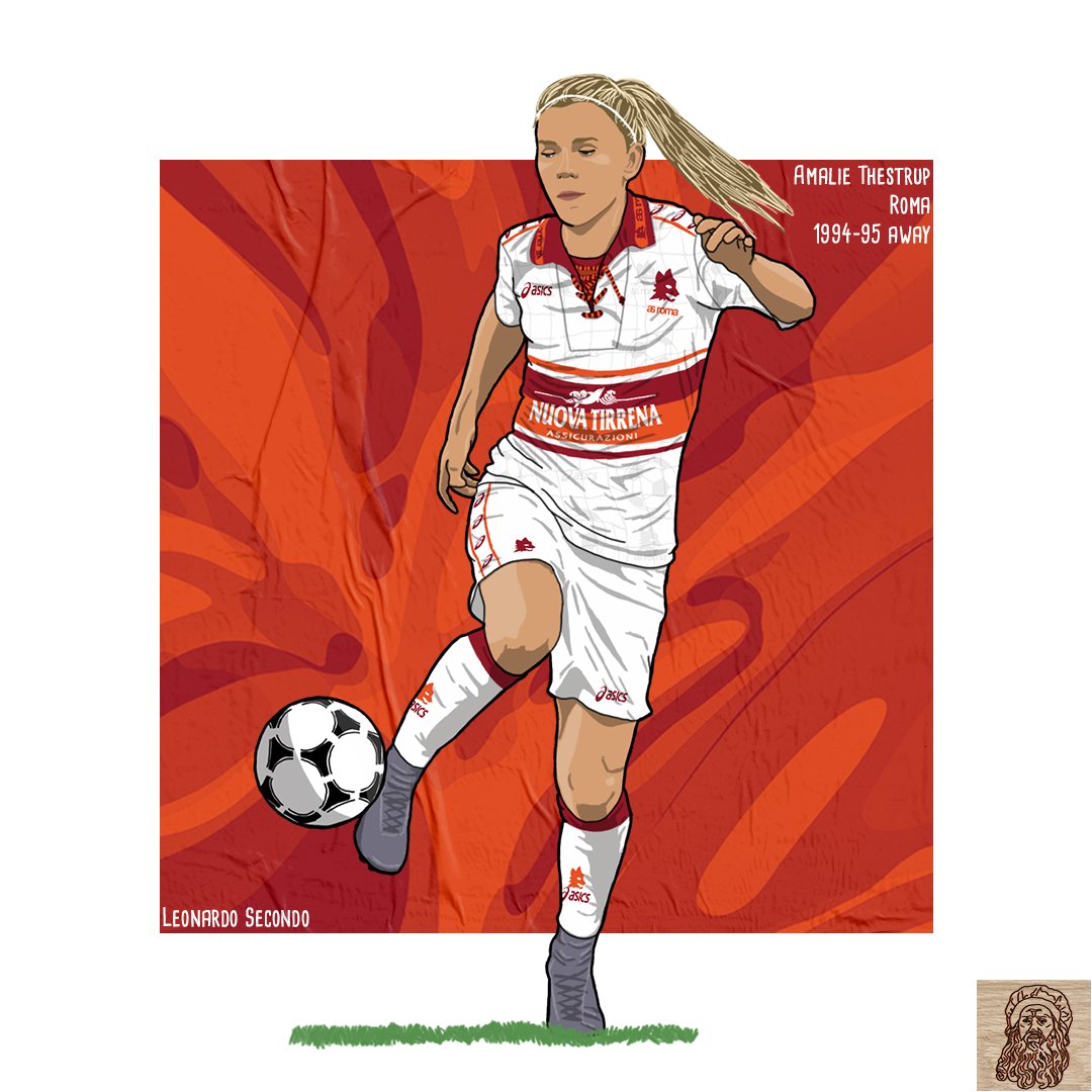 Current @OfficialASRoma players x classic kits /
@amaliethestrup x 94-95 away kit ๐โค
#CurrentPlayers #classickits #asroma #SerieAfemminile #calciofemminile #womenfootball @ASRomaFemminile @ASRomaWomen https://t.co/5SF2xZM0eb