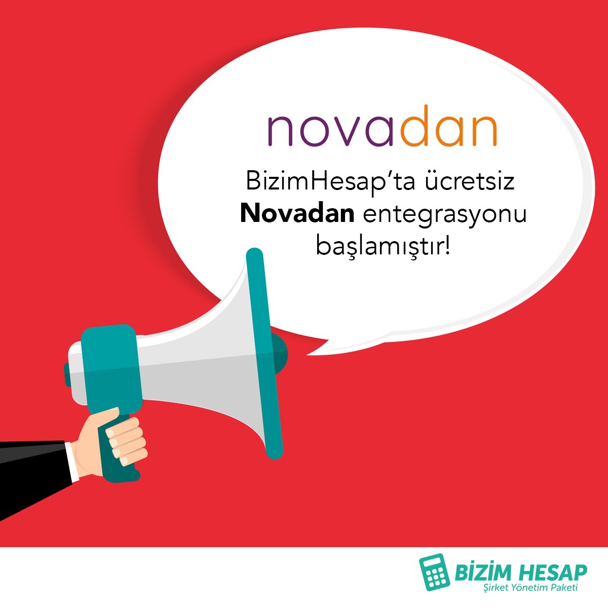 bizimhesaplar's tweet photo. E-ticaret entegrasyonları BizimHesap’ta ücretsiz! Siz de Novadan ile e-ticaret hesabınızı BizimHesap uygulaması üzerinden ücretsiz bir şekilde entegre edebilirsiniz. 😉 #entegrasyon #duyuru #bizimhesap #novadan #ücretsiz https://t.co/T2mBNyKlwP