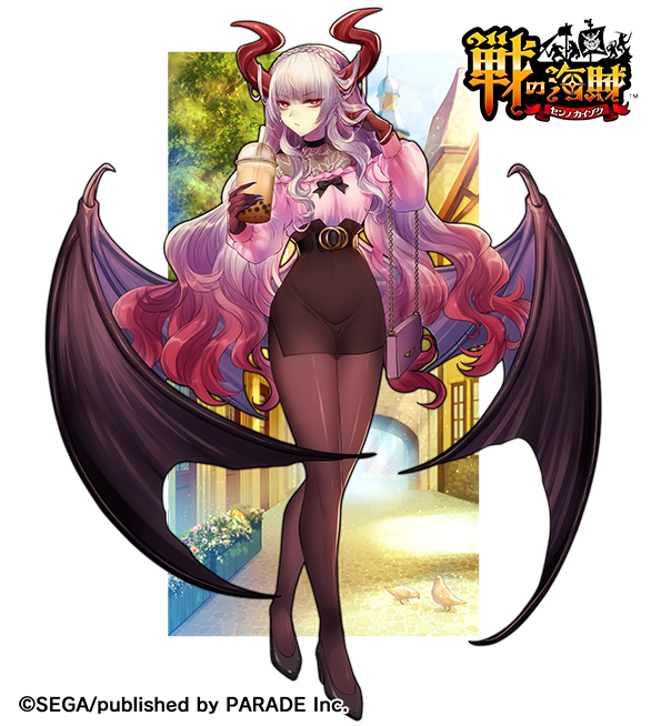 公式 戦の海賊 センノカ 現在開催中の Gw記念 パイレーツフェス ロスローザ編 で登場する 新海賊 休日 ロスローザ 砲兵 の全身イラストを特別公開 Cv 小松奈生子 さん 先程からよく声を掛けられるのだが 我は浮いているのだろうか