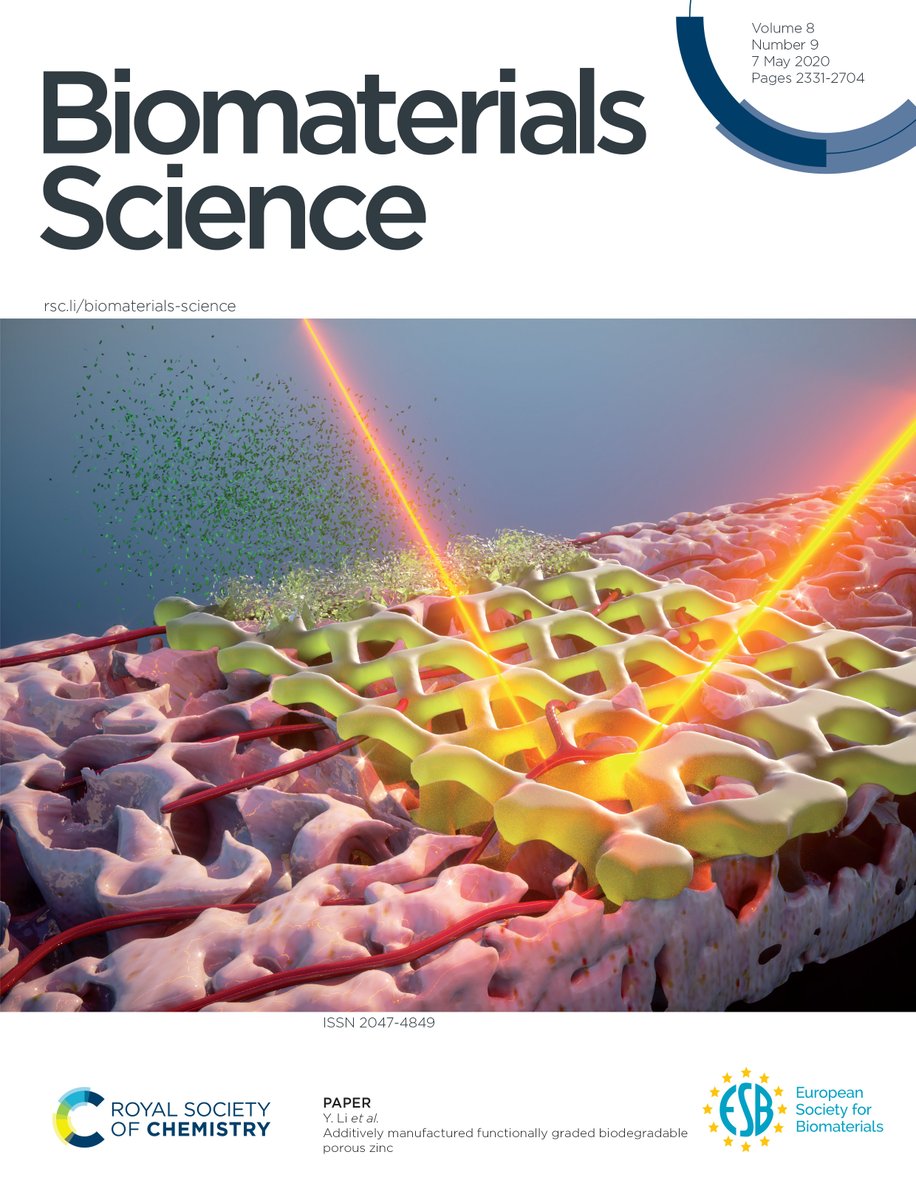 BioMaterSci's tweet photo. Additively manufactured functionally graded biodegradable porous zinc, Y. Li et al., https://t.co/i4gmWb7VBm https://t.co/KbJgLVKxwX