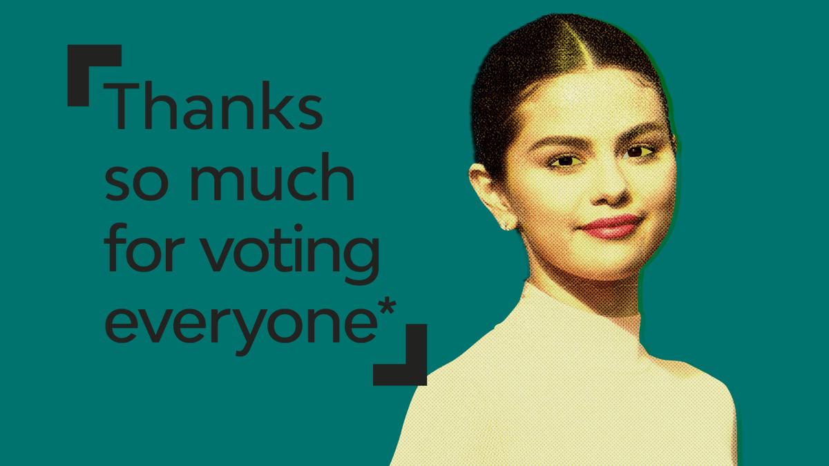 Streamtime (@streamtime) on Twitter photo *Is probably what Selena would say if we’d asked her. And we’d like to say a big thank you too. Hopefully together we will win the internet and get our hands on an awesome Webby award.
If you haven’t already, vote now at bit.ly/votestreamtime
#Webbys <a href="/TheWebbyAwards/">The Webby Awards</a> *Is probably what Selena would say if we’d asked her. And we’d like to say a big thank you too. Hopefully together we will win the internet and get our hands on an awesome Webby award.
If you haven’t already, vote now at bit.ly/votestreamtime
#Webbys <a href="/TheWebbyAwards/">The Webby Awards</a>