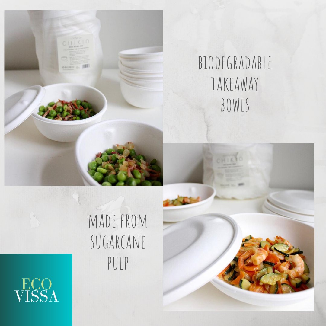 New takeaway bowls have arrived! Available in different sizes. Contact us for prices 😊

#biodegradablepackaging #sugarcanepulpbasedtakeawaycontainers #sustainabletakeaway #stylishtableware #ecovissatakeaway #cookplay #ecologicalpackaging
