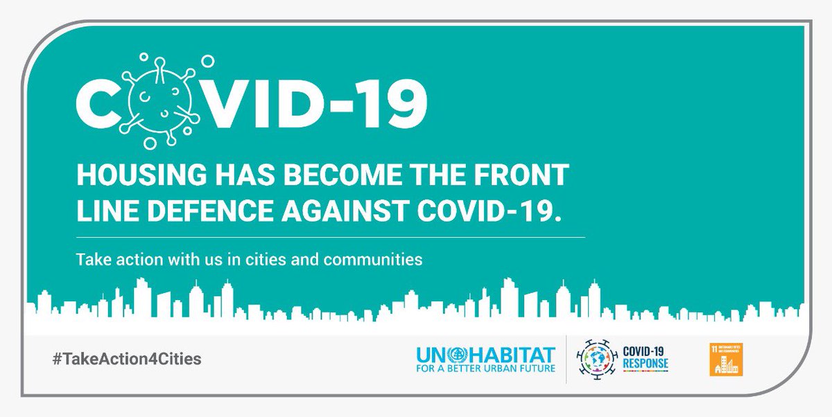 MaimunahSharif's tweet photo. During this pandemic, even more than usual, providing adequate shelter for over 1 billion people living in unsafe conditions is a matter of life &amp; death

At @UNHabitat, #housing is a core part of our #COVID19 Response Plan.
Support us!🔗https://t.co/FFzDnthWdM

#TakeAction4Cities https://t.co/UH3LLZ9RYp