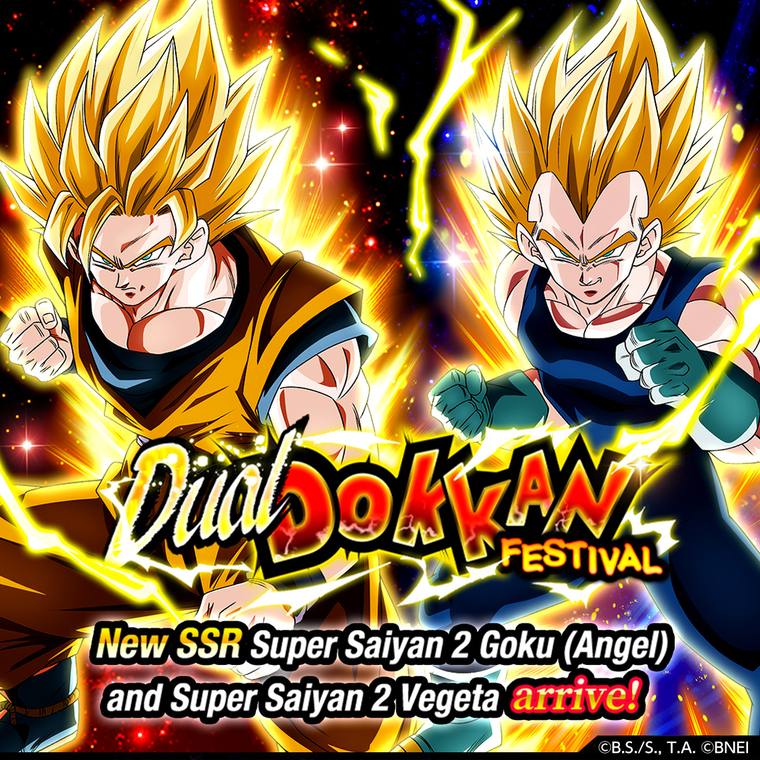 Air  on X: Global EZA SSJ2 Angel Goku and Majin Vegeta #DokkanBattle   / X