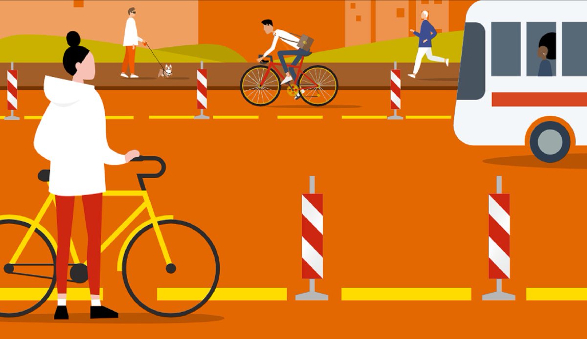 CeremaCom's tweet photo. ▶ Le #Cerema propose une formation flash le Jeudi 14 mai de 14h à 16h .
▶ Découvrez la boite à outils technique pour mettre en œuvre des aménagements cyclables provisoires et faites connaissance avec les experts #vélo du Cerema !
https://t.co/N9UQ7Kz1xe https://t.co/LlEg9d2XVy