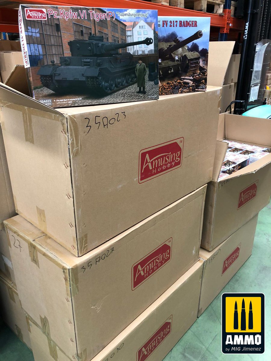 AMMOMIG's tweet photo. Amusing Hobby ya en el almacén de #AMMO. Estamos contentos de compartir estos increíbles modelos de Amusing Hobby, una de las nuevas incorporaciones a la familia #AMMODistribution.
Descubre mas en: https://t.co/XmLxChmmOj https://t.co/30V7vDe0eq