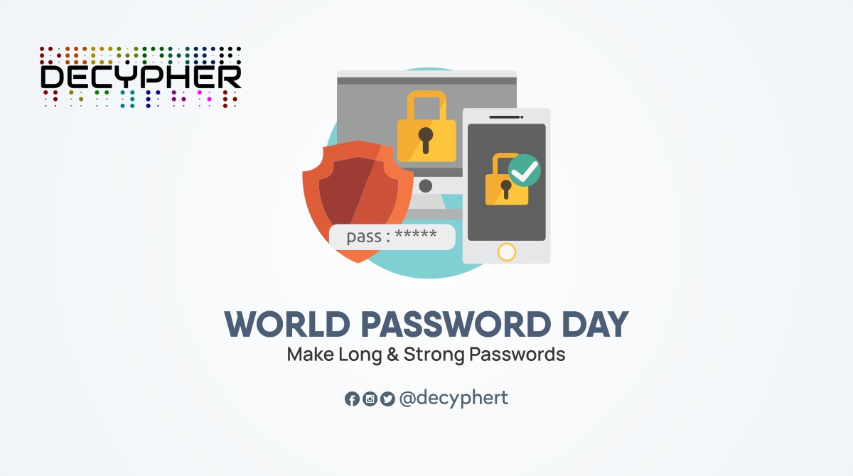 DecypherT's tweet photo. What is important is no longer either a signature or a number, but a code: the code is a password.
#Password #WorldPasswordDay #WorldPasswordDay2020 https://t.co/AGgMyqyfRi
