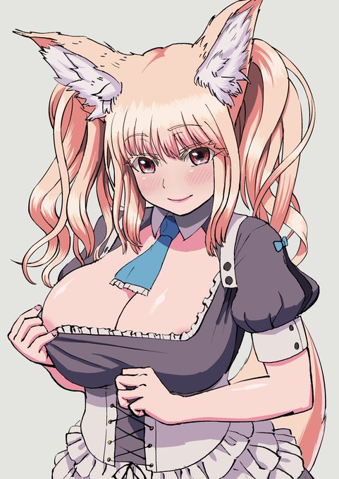 お狐メイド娘
もうちょい見せればよかった・・・なにが、とは言いませんが・・・ 