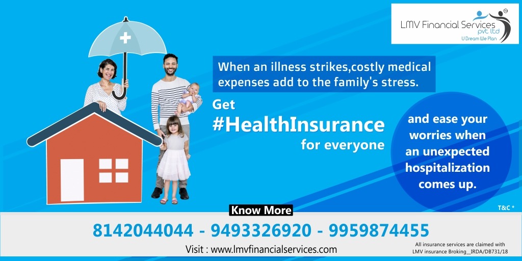 LMVfinancial's tweet photo. Keep your WORRIES away during Medical Emergencies.
Compare and choose Best Health insurance : https://t.co/iW7FITZXD0
#healthinsurance #healthinsuranceforall  #lifeinsuranceawareness #lifeplanning #lifehappens  #healthinsuranceagent #Healthinsurancepolicy #LMVIS #hyderabad https://t.co/4uULRcLdRO
