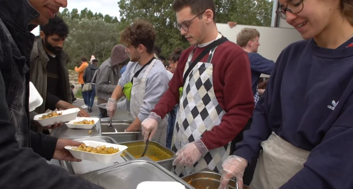 RefugeeCKitchen's tweet photo. Some stills from our film that just silver in the People's Choice category of the @CharityFilm_ Awards 2020! Congrats to everyone who took part, and big thanks to the CFA and of course @ObsFood for making the film happen! 
Watch the film here - https://t.co/0Hdqa1jfLW #CFA2020 https://t.co/Y1oAUKpf2B