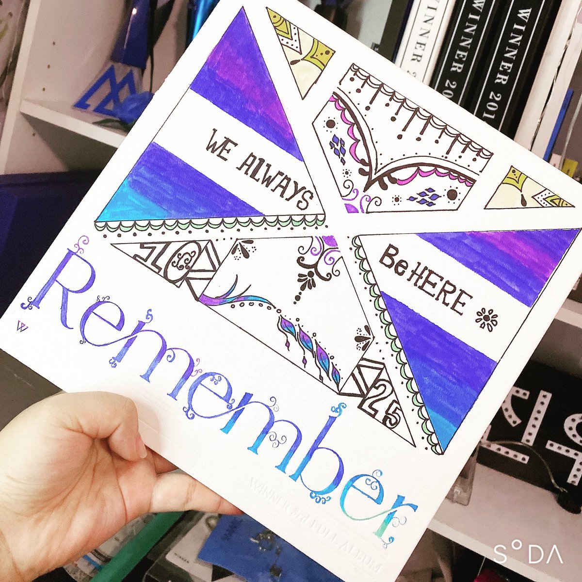 [EVENT] REMEMBER ALBUM Artwork by INNER CIRCLE  #PaintingREMEMBER_WINNER #WINNER  #REMEMBER  #위너 @yginnercircle  @yg_winnercity