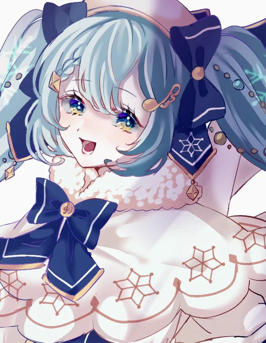 6番ちゃんを応援してます❄️?
#雪ミク2021 