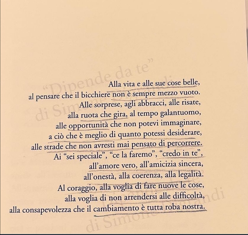 FLatelli's tweet photo. Il cambiamento dipende solo da noi.#vita #cosebelle #risate #abbracci #opportunità #sorprese #credointe #seispeciale #celafaremo il potere delle #parole #amorevero #amicizia #onestà #coerenza #coraggio alla voglia di fare nuove cose.#consapevolezza https://t.co/bphsqmXnoR