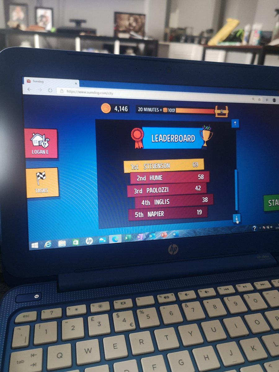 Nell_conquer's tweet photo. @MrsJervisPPS Logan wanted me to send you this before he gives up on spelling and plays a couple of maths games 😂 https://t.co/pqeUEP1d4B