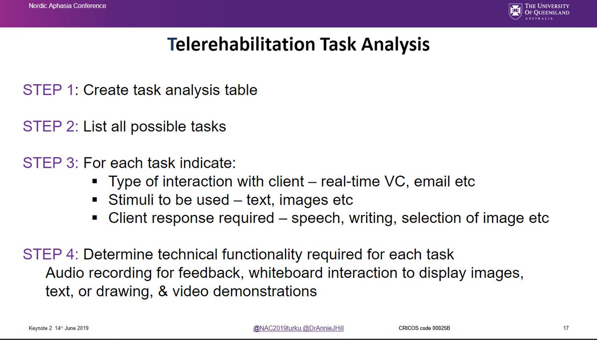 DrAnnieJHill's tweet image. Q2. #AphasiaCREchat