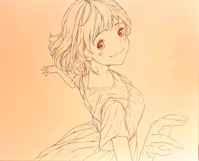 自粛中、だいぶ絵を描くことで心救われているなって思います 