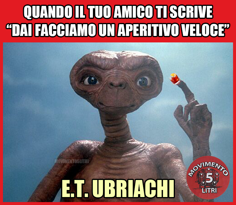 Movimento5litri's tweet photo. Quando il tuo amico ti scrive:"dai facciamo un aperitivo veloce" https://t.co/4GC6pgSNJl