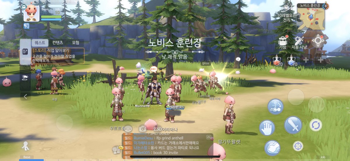 msk6v's tweet photo. Trying out $grvy Ragnarok Origin CBT that started today in Korea. Top-notch quality beating expectations all around. Great reviews. OBT starting in a month or two. Excited and Bullish. https://t.co/rT4Nud7DNF