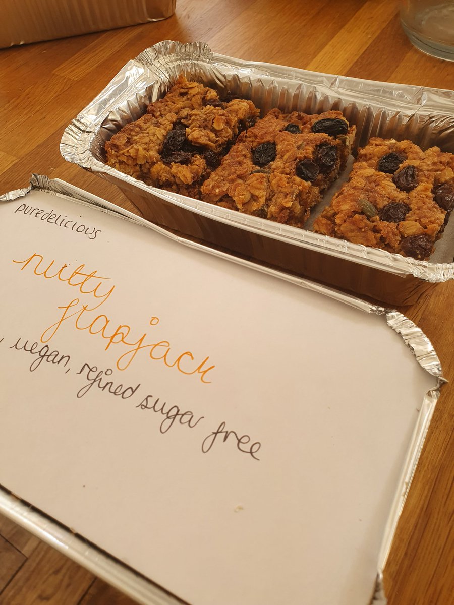 lucymuz_'s tweet photo. flapjack and brownie orders going out today! head to my website, or email me on puredeliciousuk@gmail.com to get yours! prices pinned to my page <3.
https://t.co/1LmoZr4xNw 

#veganfood #healthyfood #healthydesserts #veganfooddelivery #fooddelivery #hullfood #plantbased #vegan https://t.co/FNZWjsoLfa