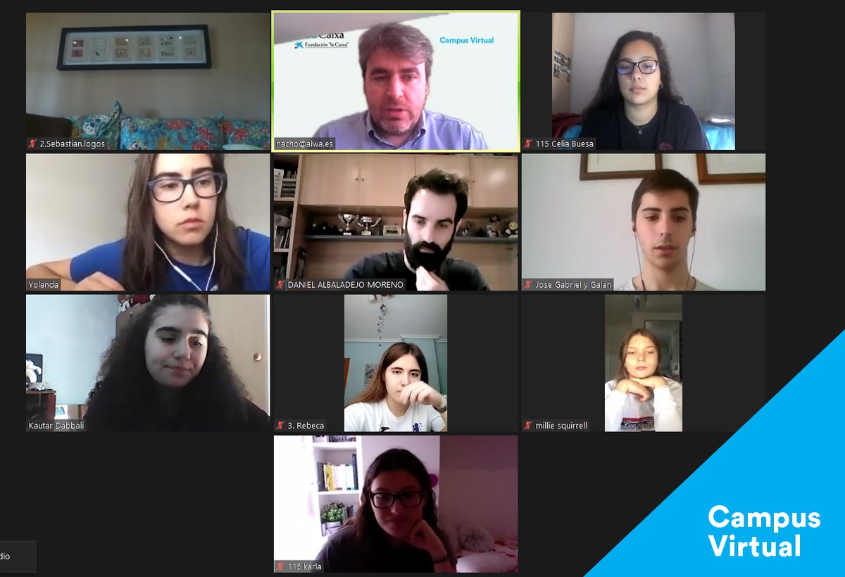 Educaixa's tweet photo. ¿Cómo dar feedback en un entorno digital? En el Campus Virtual de los #RetosEduCaixa los alumnos se autoevalúan y comparten feedback entre pares para mejorar sus proyectos. https://t.co/4IuKS7foAC