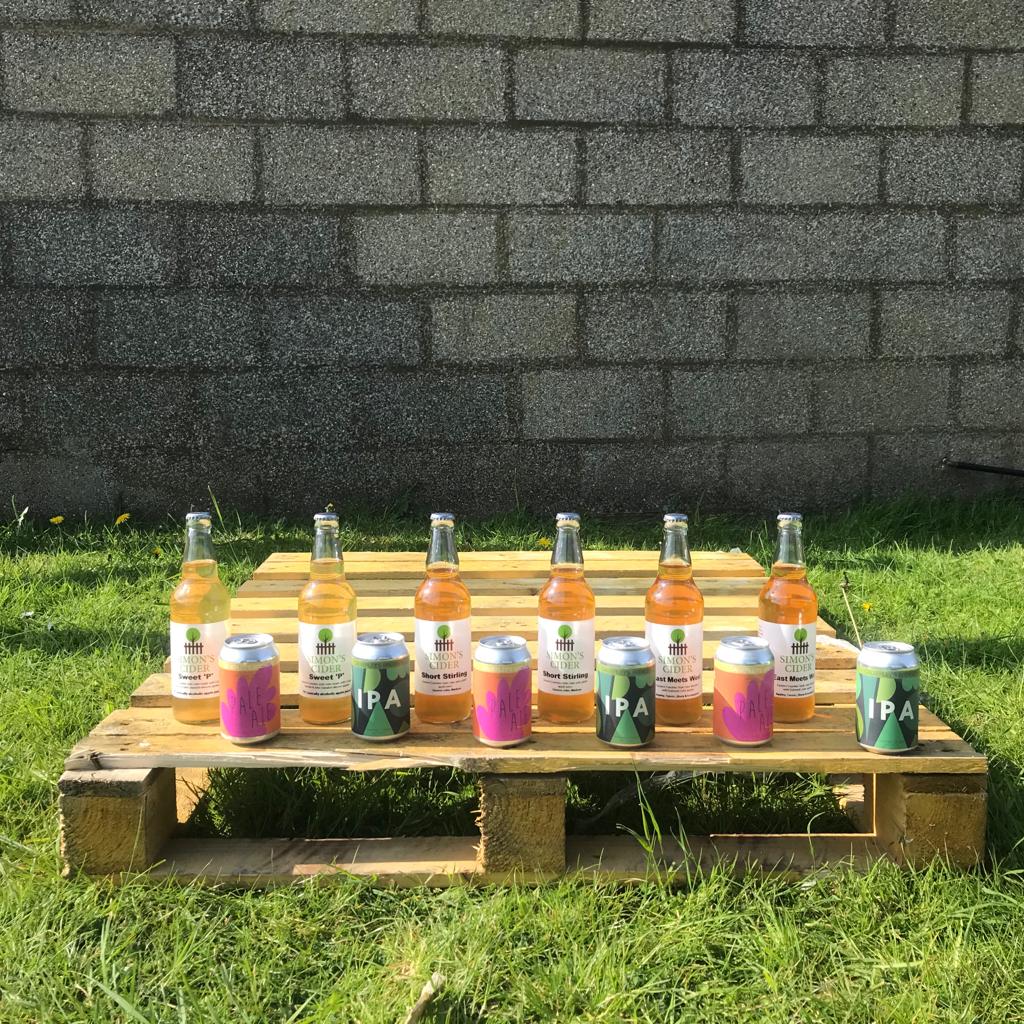 Mixed Calverley's Beer /Simon's Cider available on the web shop now. We are delivering Bank holiday Friday.