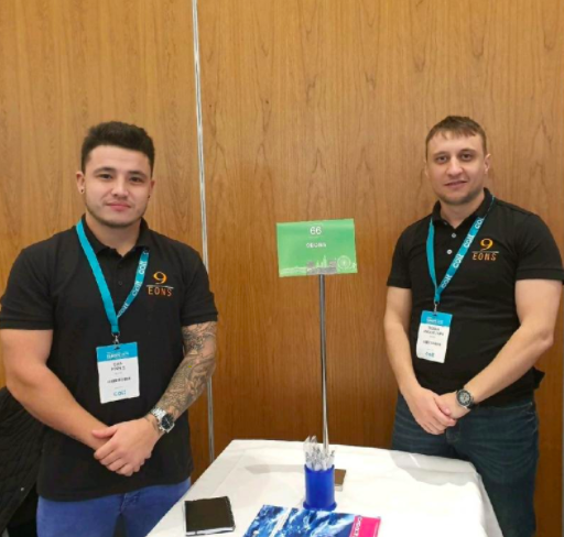 9Eons's tweet photo. @9Eons team members Dan and Tigran at @CapacityEvents conference in London 2019. We're looking forward to seeing everyone at the next event. Stay Safe!

#capacityeurope #conference #VoIP https://t.co/wkj2VQw8OL