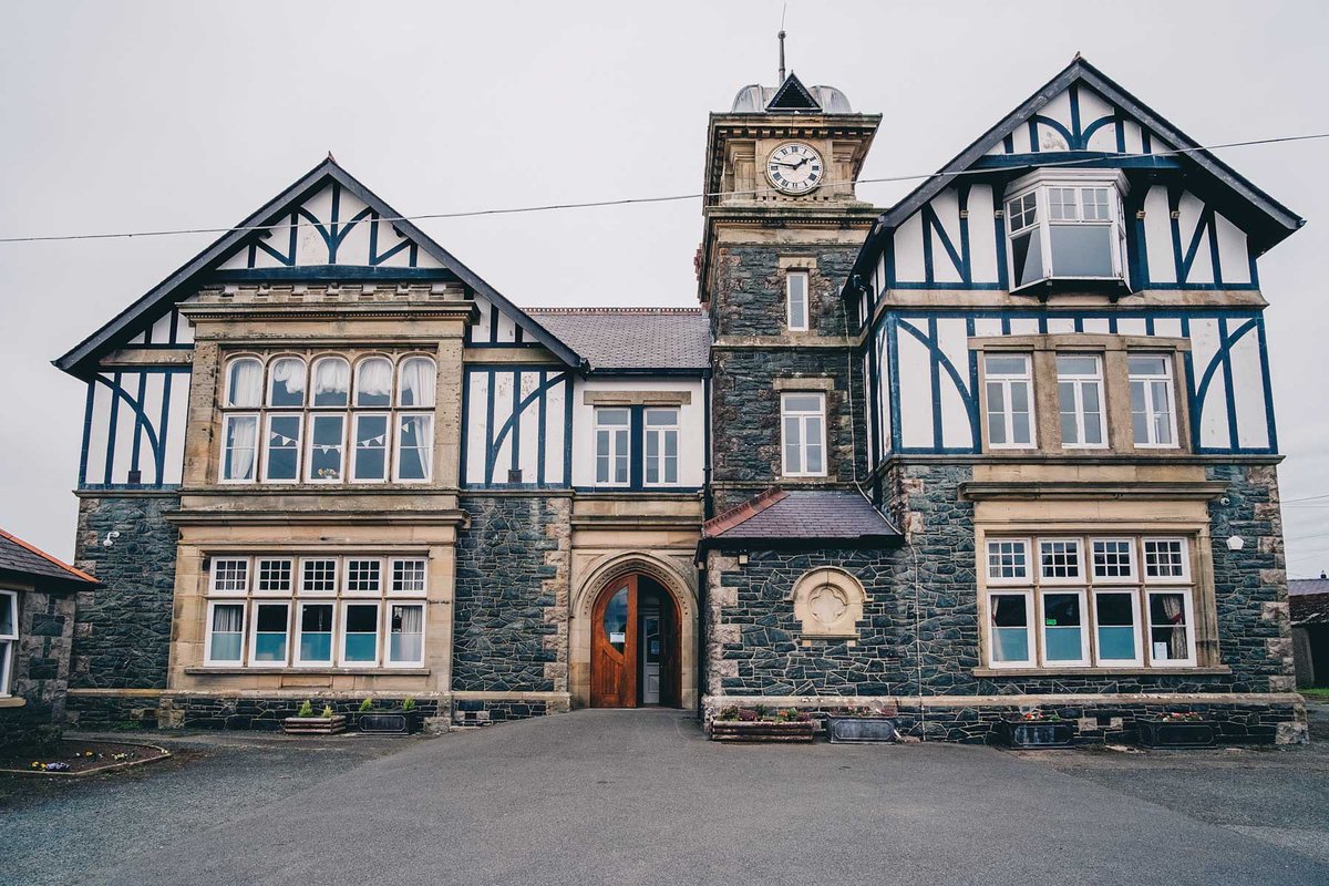 3.15/ Prichard-Jones Institute. Neo-Tudor 1905 gifted to local people as a community resource, with library, reading room, public hall & other amenities. Since restored with grant funding. In use as a community venue, cafe etc.