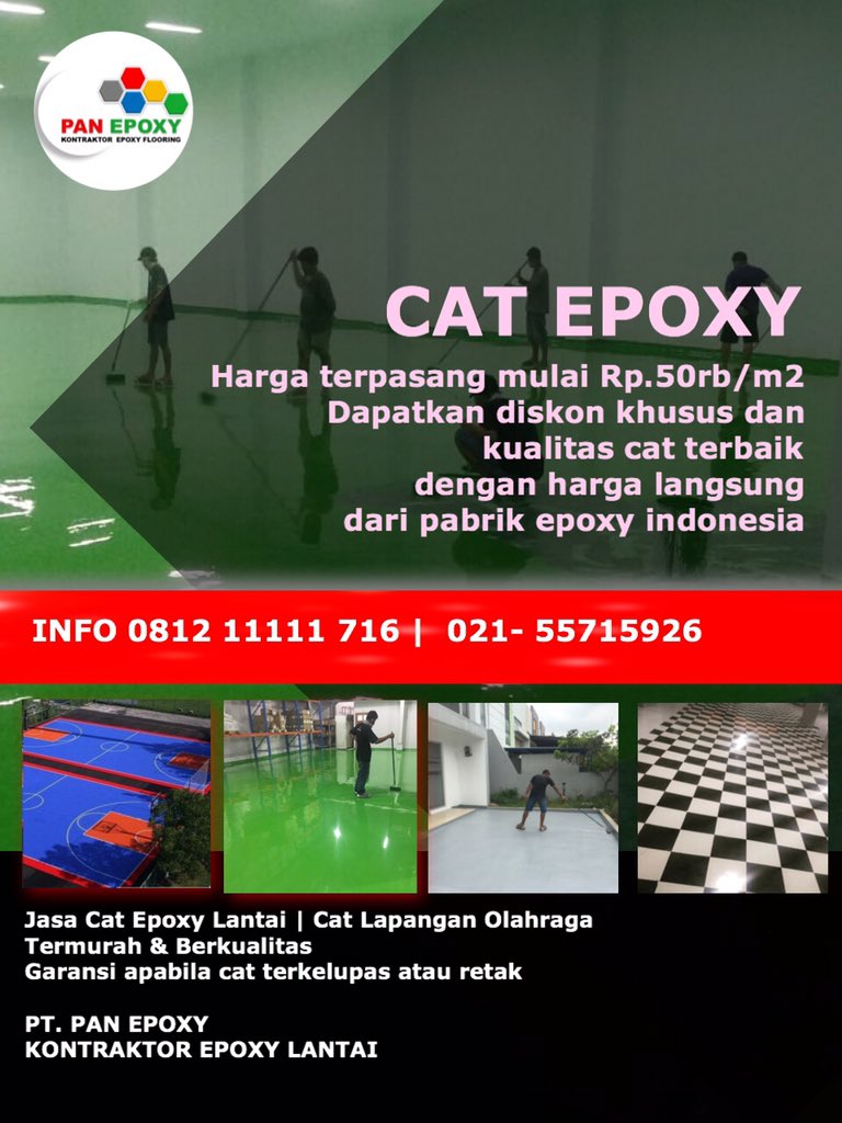 hargaepoxy's tweet photo. #epoxyrumahsakit #epoxyfarmasi
#epoxylantai #catepoxy #catlantai #jasaepoxy #jasaepoxylantai #kontraktorepoxy #epoxy3d #hargaepoxy #epoxyflooring #epoxy #polyfloor #propan #sika #katalogcat #catmurah #catepoxylantai https://t.co/MLrbePhPfm