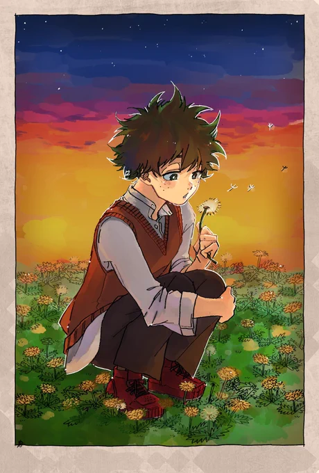 #花言葉の12色相環
2色目は たんぽぽ
花言葉は 「心信の愛」 