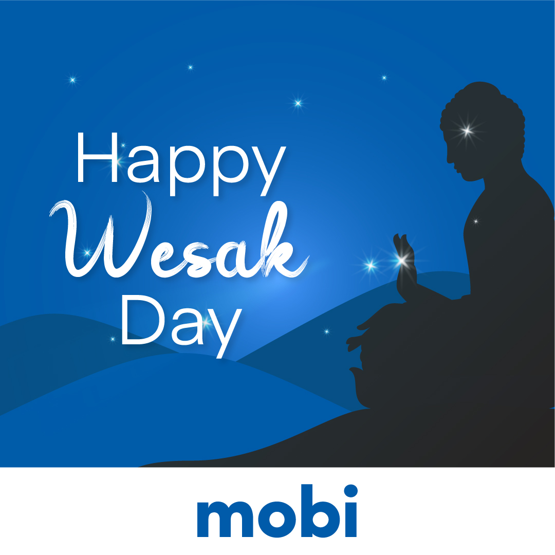 Mobiversa's tweet photo. Happy Wesak Day from everyone here in Mobi
#GoMobi #Wesak https://t.co/s3vjgu63LL