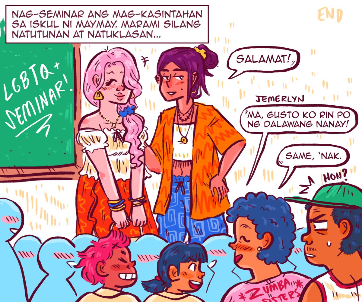 Strip # 1: WEIRD!!! Here's the first strip for "Ang Mga Nanay Ni May-May"  This will be the official thread for future strips too  Enjoy!!  #MgaNanayNiMayMay  #mermay  #Maynananggal  #artph  #komiks  #comics  #illustration